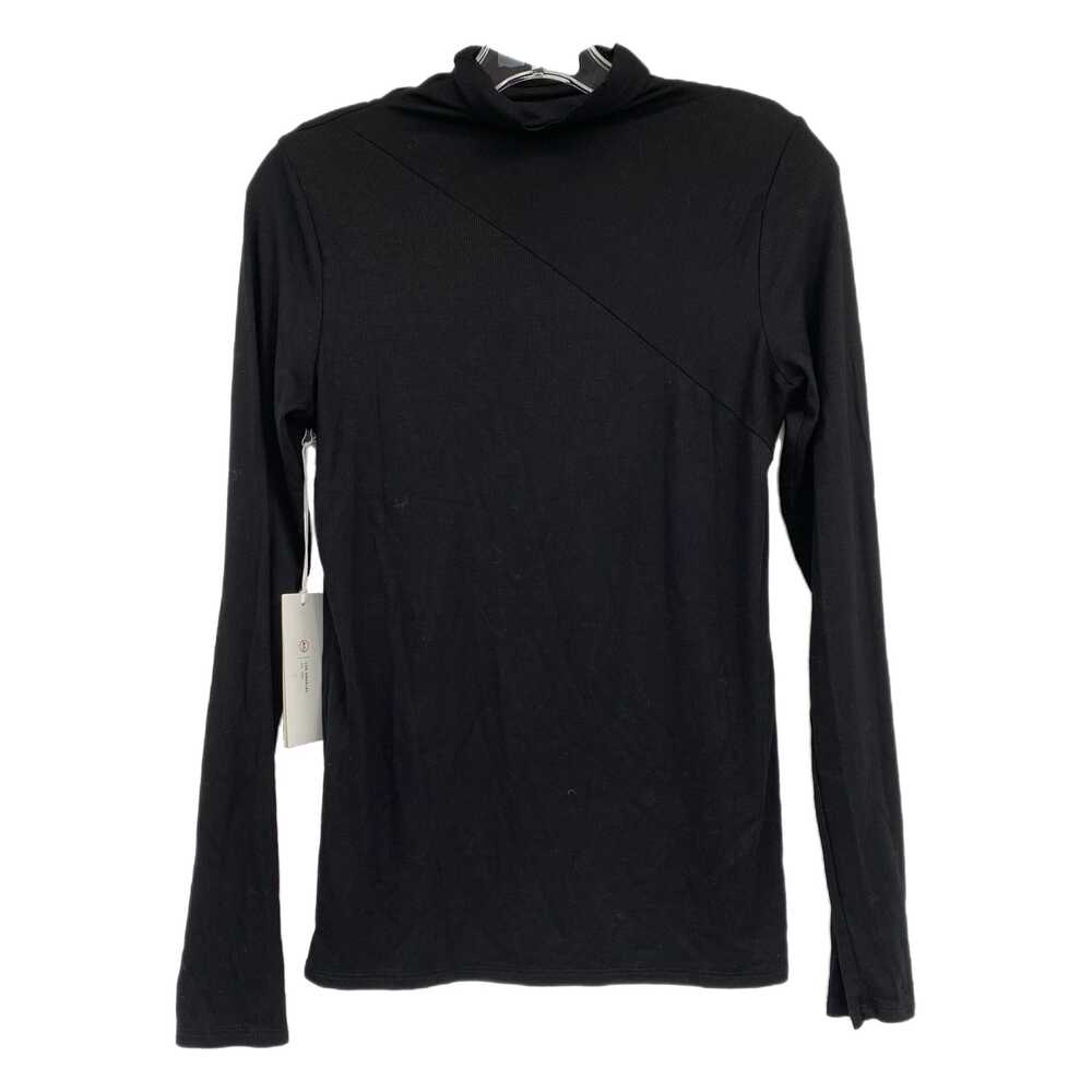 Ag Adriano Goldschmied Black Ribbed Long Sleeve Turtleneck | Size M